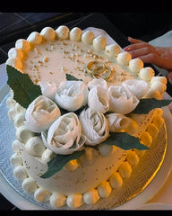 Gateau fiançailles 8-10 personnes