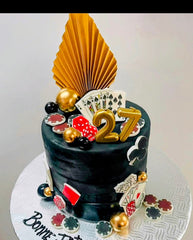 Gateau poker 8-10 personnes.