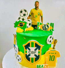 Gateau soccer 8-10 personnes.