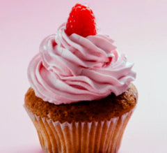 Cupcake framboise 6 unités.