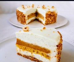 Gateau vanille caramel 8-10 portions.