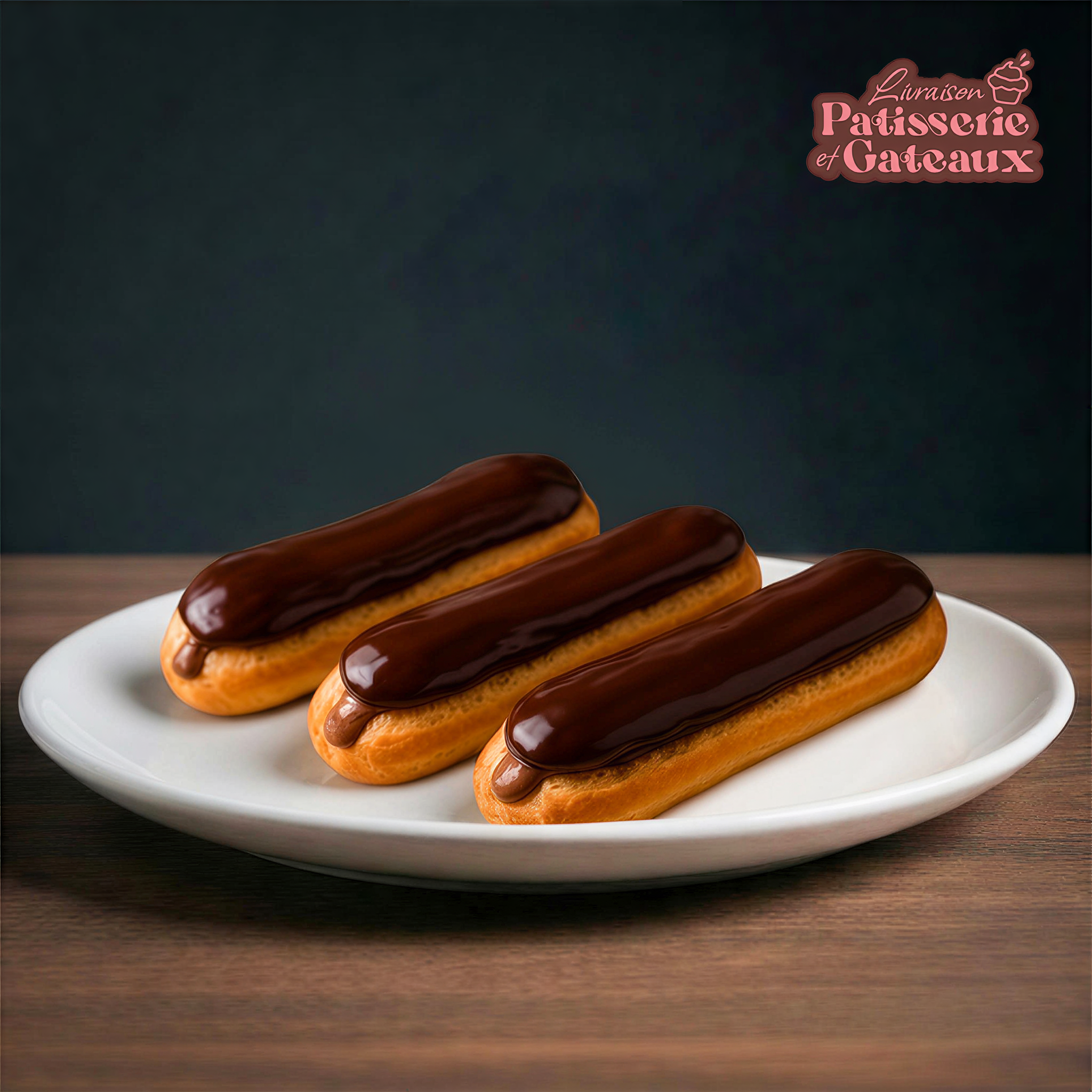 Éclairs au Chocolat 6 unités.