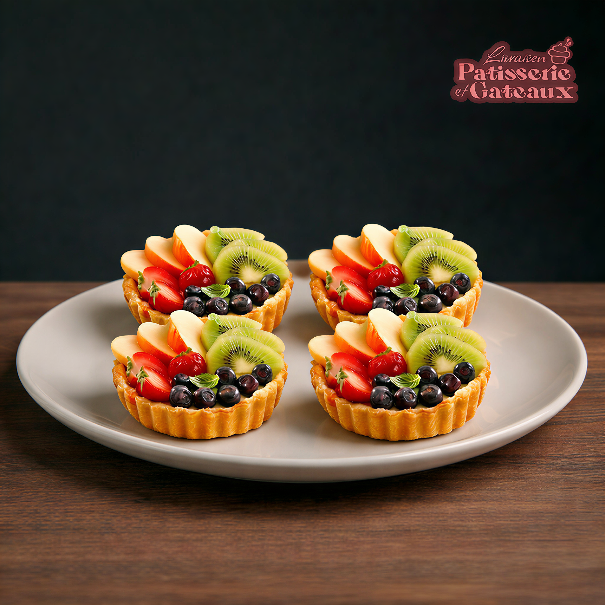 Tartelettes aux Fruits Frais 4 unités
