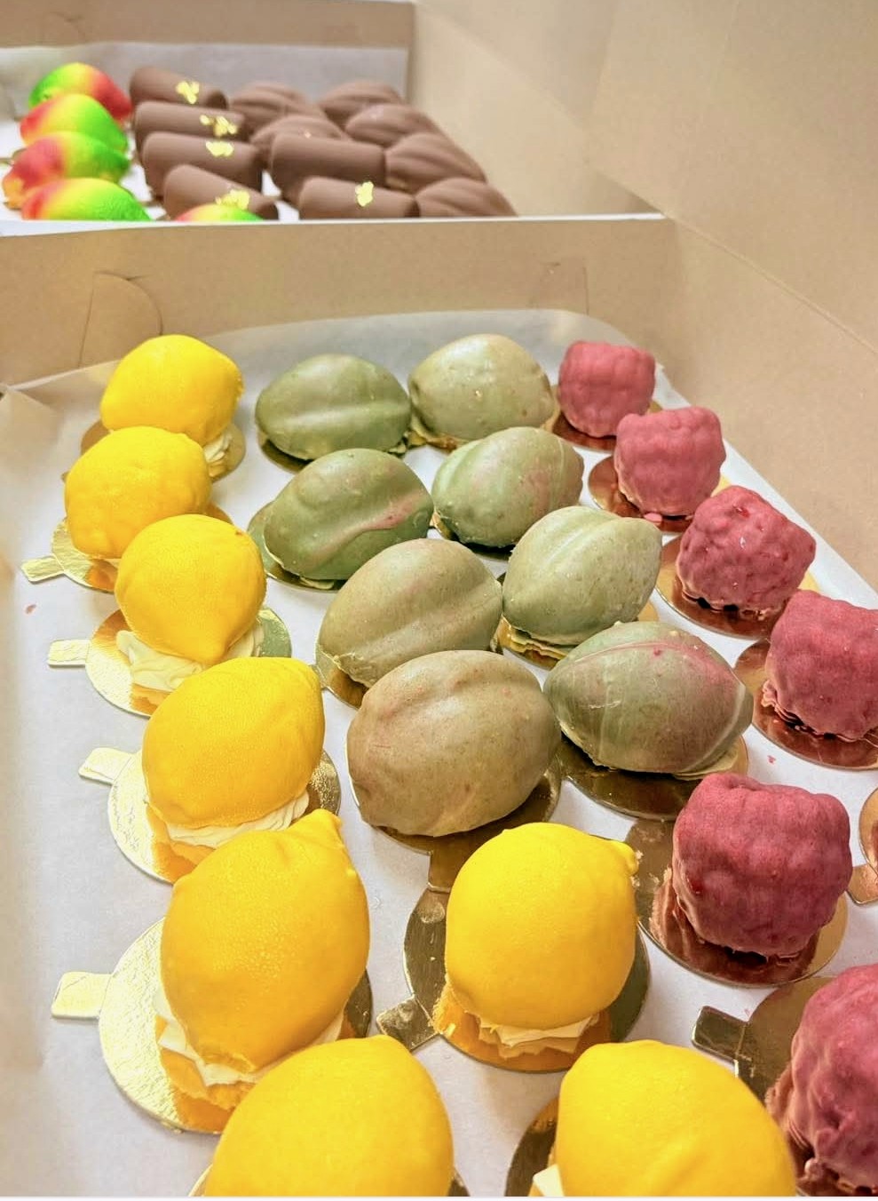 25 trompes oeils saveurs variés.