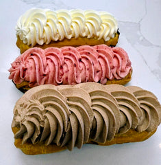 Eclaires saveurs variés 6 unités.