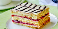 Mille feuille framboise.