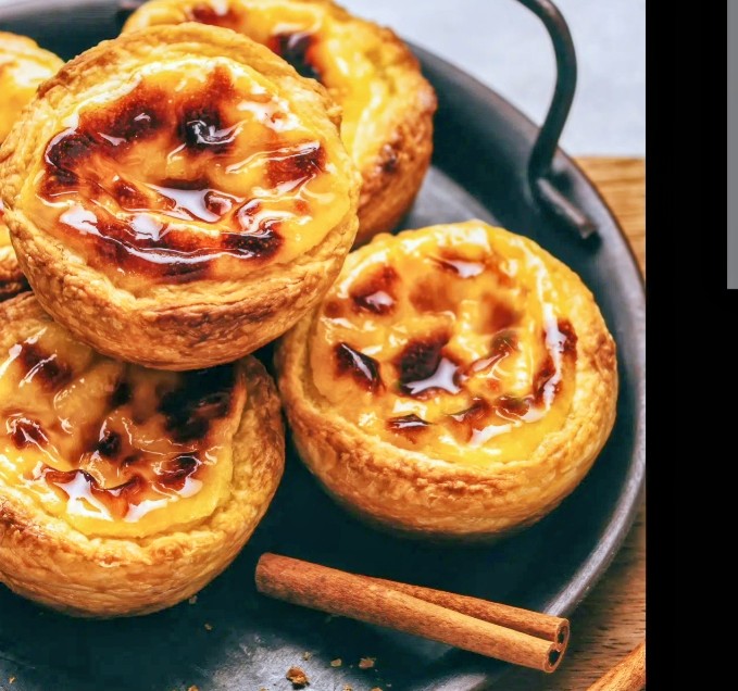 Tarte portugaise.