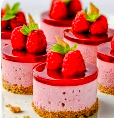 Gateau mousse framboise