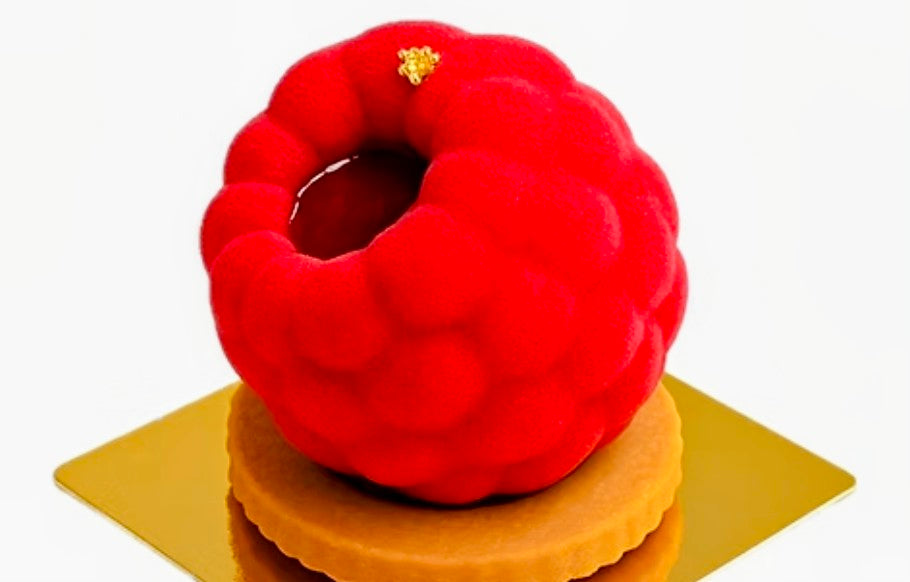 Trompe oeil framboise.