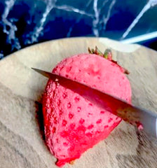Tromle oeil fraise.