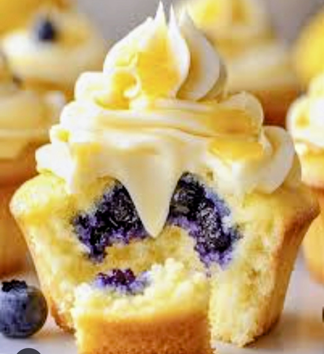 Cupcake bleuet